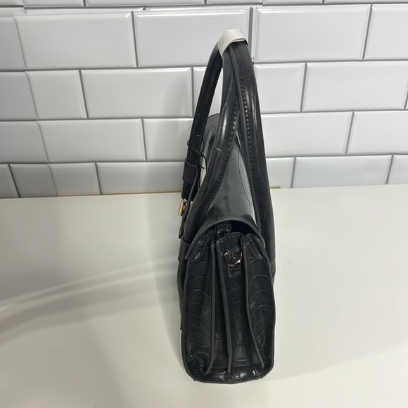 Zara mock croc double strap city bag - Picture 7 of 15